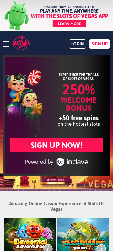 Slots of Vegas mobile